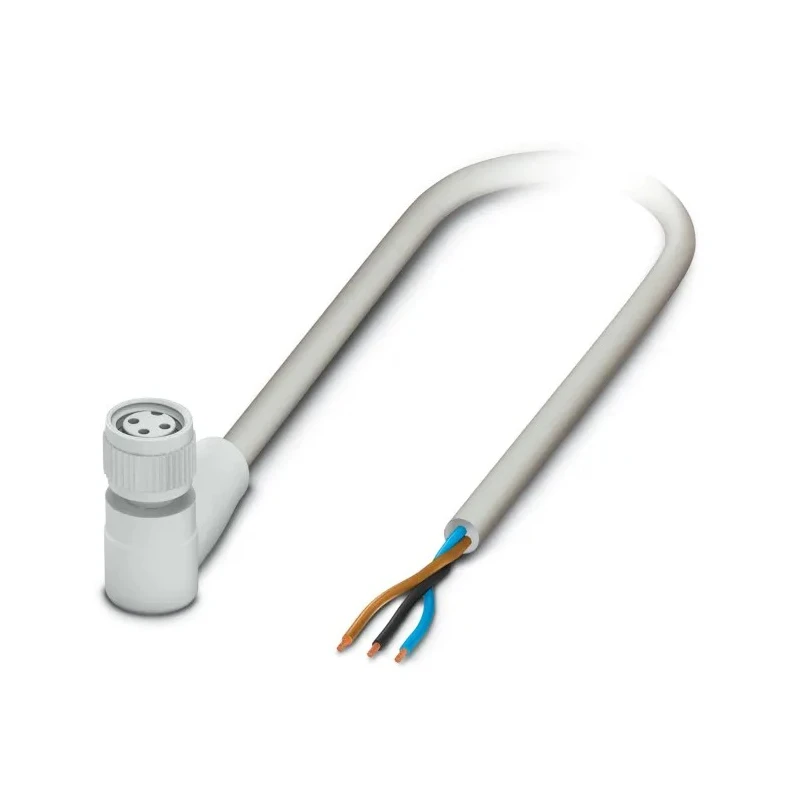 Phoenix Contact Sensor Actuator Cable Female 3 Way M8 to 3 Way Unterminated 24V 5m Polypropylene Ethylene Propylene 1406488