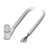 Phoenix Contact Sensor Actuator Cable Female 3 Way M8 to 3 Way Unterminated 24V 5m Polypropylene Ethylene Propylene 1406488