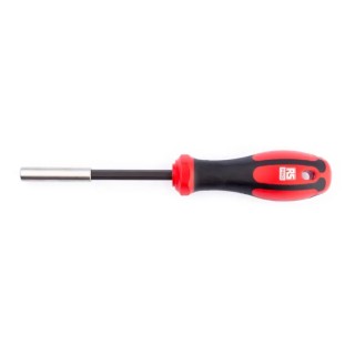 RS PRO Hexagon Nut Driver 1/4 in Tip Chrome Vanadium Steel Shaft Plastic Handle 100mm Overall 192-3664