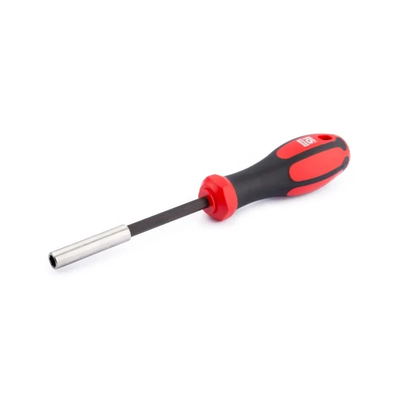 RS PRO Hexagon Nut Driver 1/4 in Tip Chrome Vanadium Steel Shaft Plastic Handle 100mm Overall 192-3664