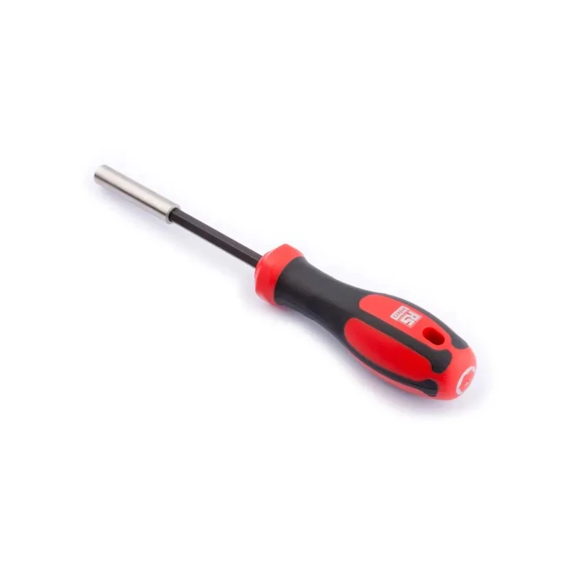 RS PRO Hexagon Nut Driver 1/4 in Tip Chrome Vanadium Steel Shaft Plastic Handle 100mm Overall 192-3664