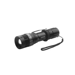 RS PRO Compact LED Torch Black 105 lm, 135 mm Length 3 x AAA Batteries 192-3681