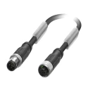 Phoenix Contact Sensor Actuator Cable Male 5 Way M12 to Female 5 Way M12, Polyurethane Jacket 300 mm 125V 1500884