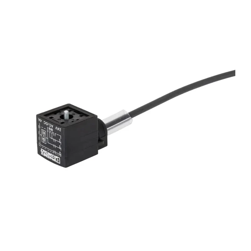 Phoenix Contact Male 3 way Straight to 3 way DIN 43650 Form A Sensor Actuator Cable 600mm 24V AC IP65/IP67 1434895