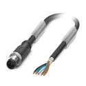 Phoenix Contact Male 5 Way M12 to Unterminated Sensor Actuator Cable 5 m Polyurethane Jacket 48, 60V 1682731