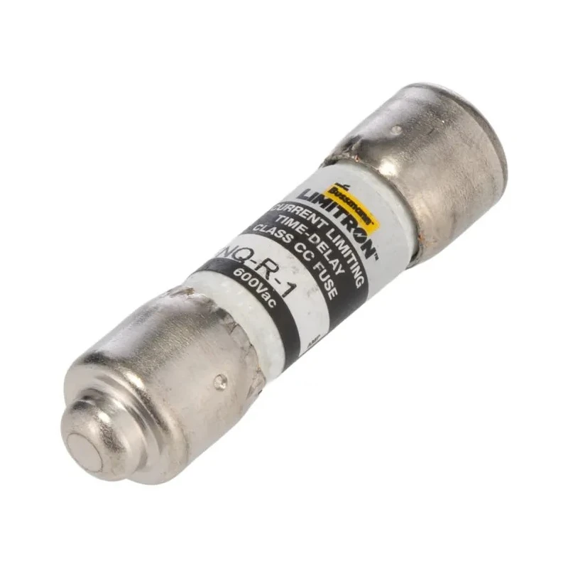 Eaton 1A Time Delay Melamine Cartridge Fuse 10 x 38 mm 600V AC FNQ-R-1