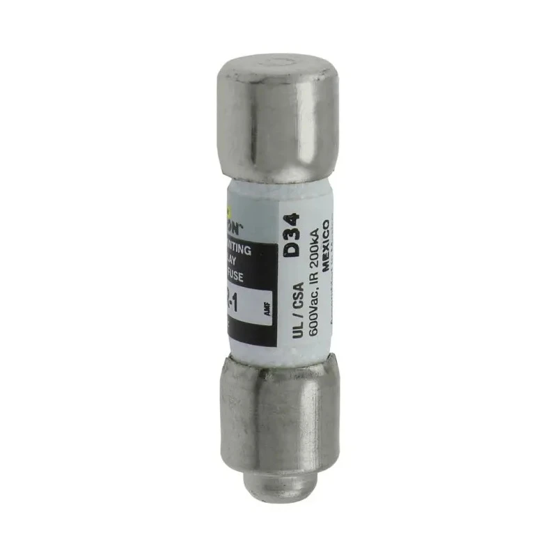 Eaton 1A Time Delay Melamine Cartridge Fuse 10 x 38 mm 600V AC FNQ-R-1