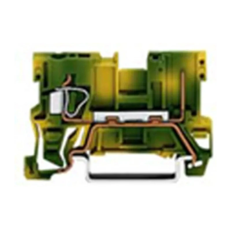 WAGO 1-Way DIN Rail Earth Block, Polyamide Housing, 4mm² Cable CSA, 32A, 50V, Cage Clamp Termination 769-237