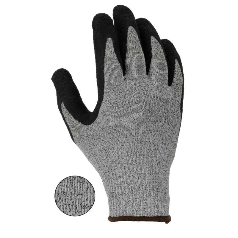 RS PRO Black Polyethylene Work Gloves Size 9 Latex Coated Cut Resistant 869-1613