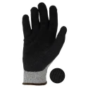 RS PRO Black Polyethylene Work Gloves Size 9 Latex Coated Cut Resistant 869-1613