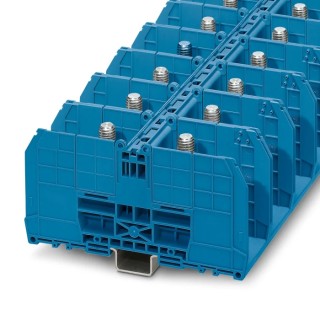Phoenix Contact High Current Connector Blue RBO 12 BU Series, 1-Level, Bolt Termination, 1kV, 415A 3244629