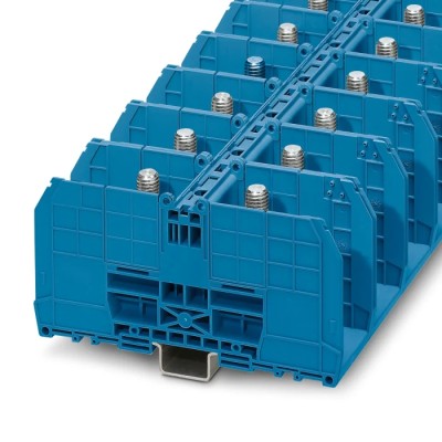 Phoenix Contact High Current Connector Blue RBO 12 BU Series, 1-Level, Bolt Termination, 1kV, 415A 3244629