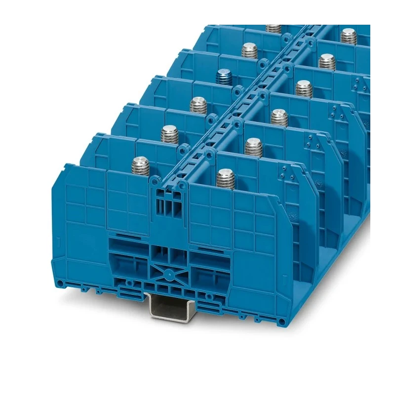 Phoenix Contact High Current Connector Blue RBO 12 BU Series, 1-Level, Bolt Termination, 1kV, 415A 3244629