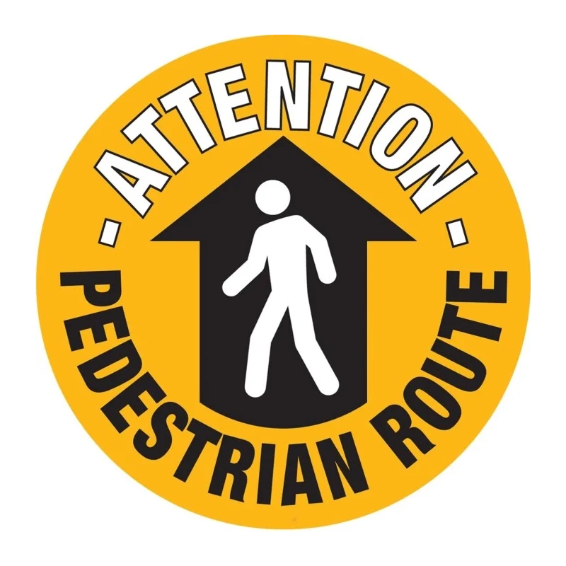 RS PRO Floor Sign Hazard Warning Sign Self-Adhesive English Polyvinyl Chloride 873-5931