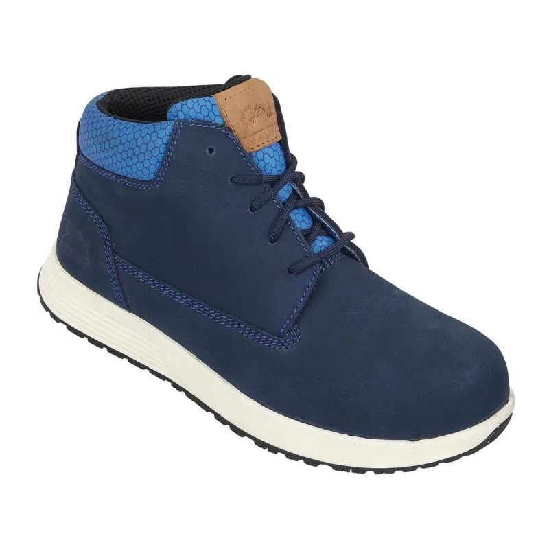 Himalayan Navy Nubuck Non-Metallic Toe Capped Unisex Safety Boots EU38, Composite Midsole, EN ISO 20345:2011 4410NV050