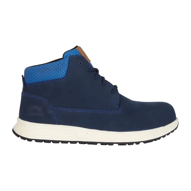 Himalayan Navy Nubuck Non-Metallic Toe Capped Unisex Safety Boots EU38, Composite Midsole, EN ISO 20345:2011 4410NV050
