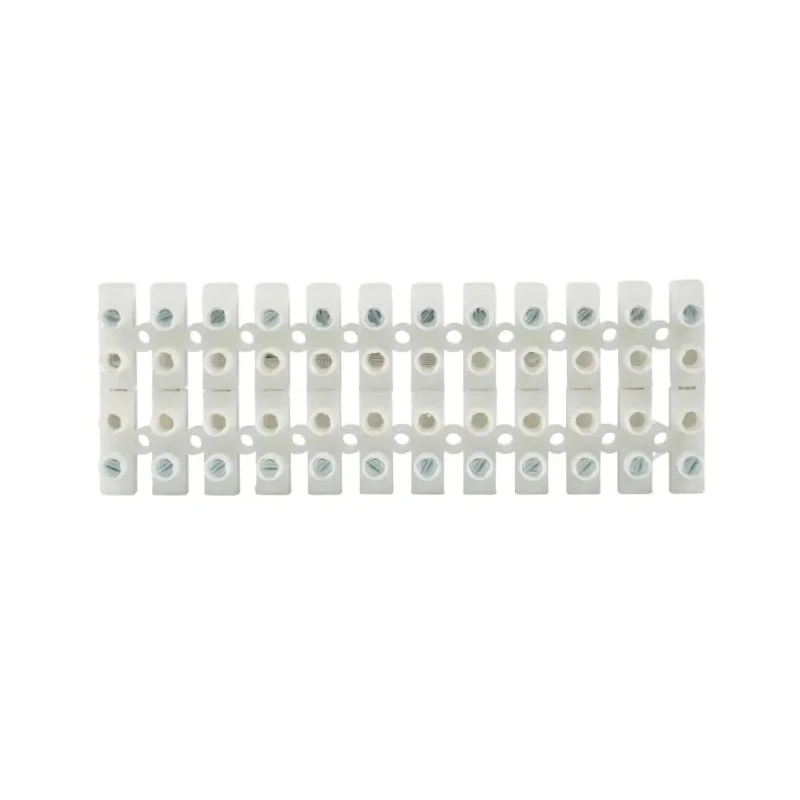 RS PRO Non-Fused Terminal Block 12-Way 10AWG Wire 32A Screw 450V Polyamide 865-9833