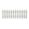 RS PRO Non-Fused Terminal Block 12-Way 10AWG Wire 32A Screw 450V Polyamide 865-9833