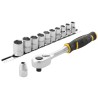 Stanley 22-Piece 3/8 in 12 Point Socket Set FMMT82680-0