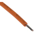 RS PRO Orange 0.2 mm² Hook Up Wire, 24 AWG, 11/0.16 mm Core Strands, 100 m Length, Polyethylene Jacket, UL3239 873-8961