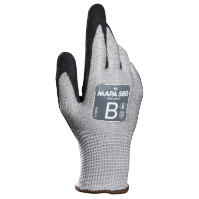 Traffi High Performance Polyethylene Work Gloves Size 10 with Nitrile Coating KRYTECH 580