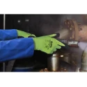 Mapa Yellow Nitrile Foam Coated Work Gloves Size 11, Heat Resistant, EN 388 & EN 407 Certified 710