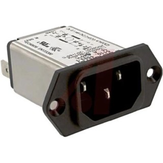 Schurter 125V ac 15A Screw IEC Connector Male Quick Connect 5110.1533.1