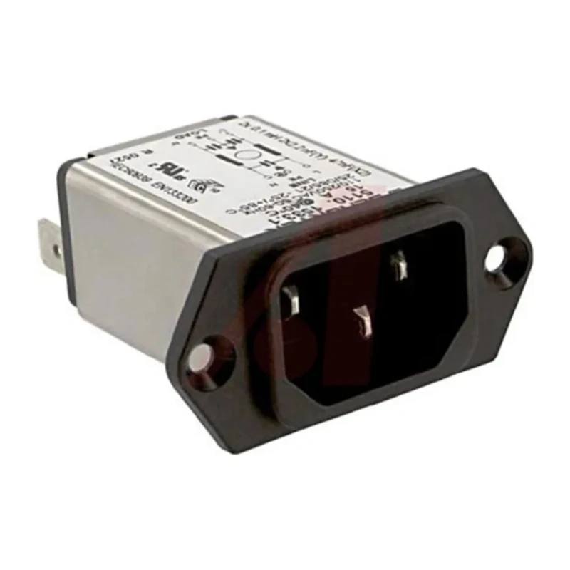 Schurter 125V ac 15A Screw IEC Connector Male Quick Connect 5110.1533.1