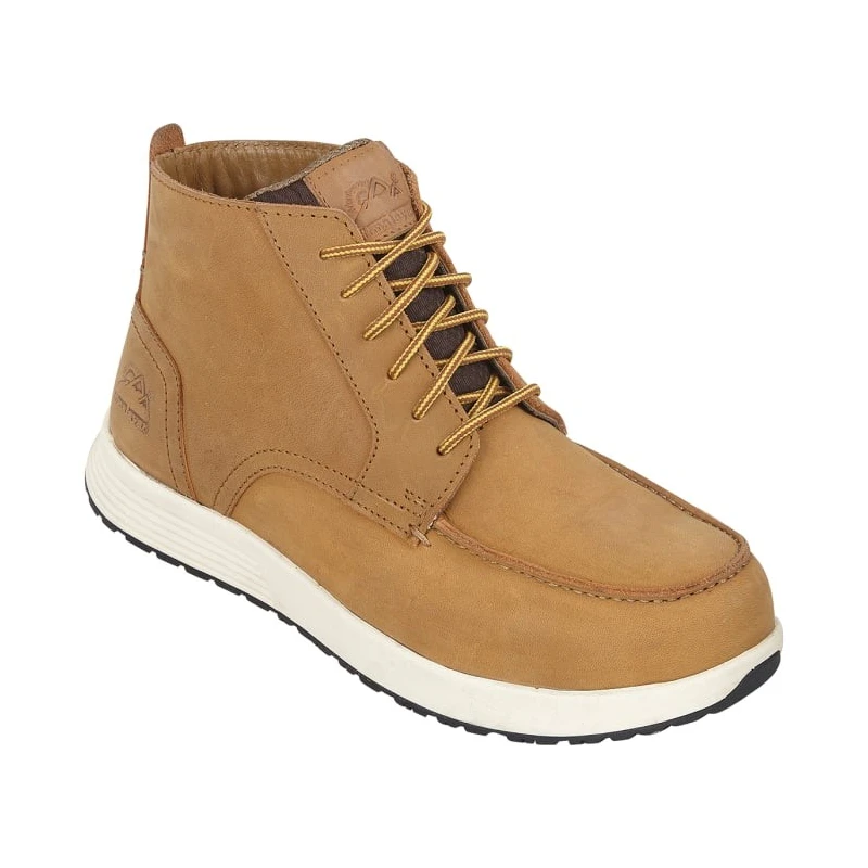 Himalayan Tan Nubuck Non-Metallic Toe Capped Unisex Safety Boots Size UK 13 EU 48 EN ISO 20345:2011 4416TN130