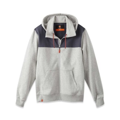 Parade Grey Cotton Unisex Zipper Work Hoodie Size 3XL 17OCAMPO1413TXXXL