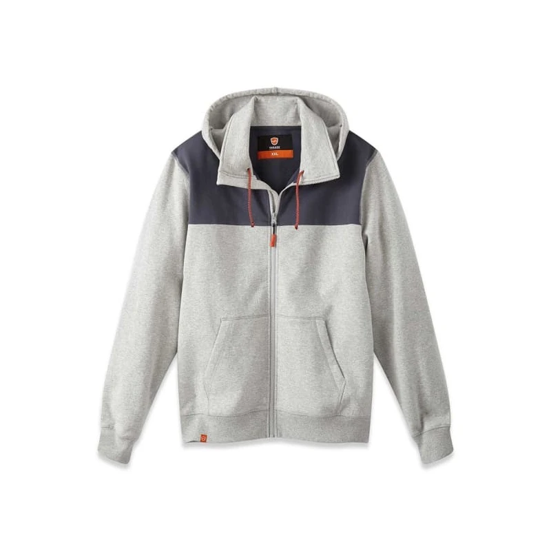 Parade Grey Cotton Unisex Zipper Work Hoodie Size 3XL 17OCAMPO1413TXXXL