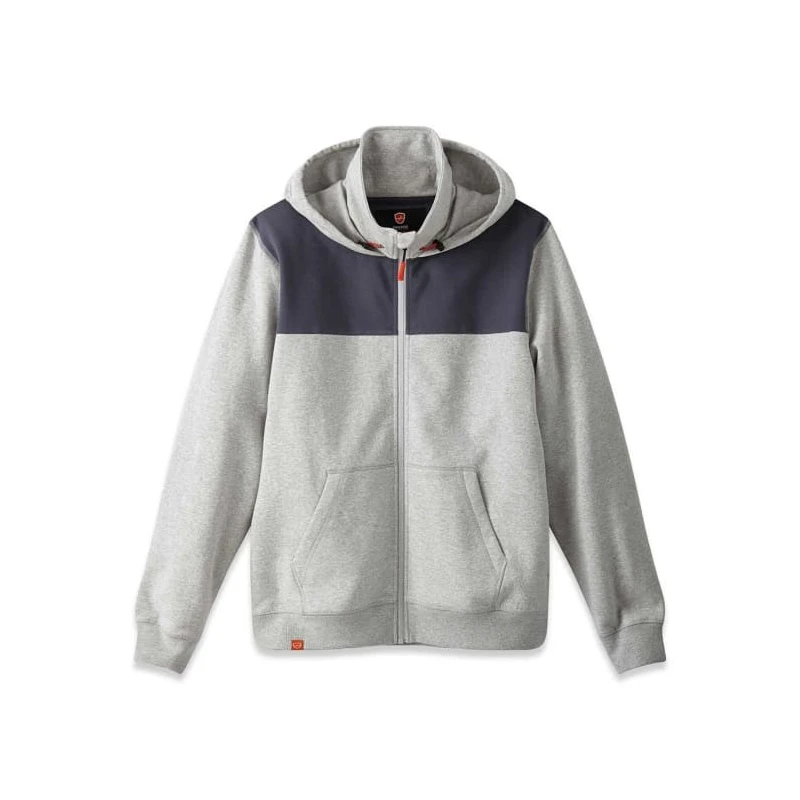 Parade Grey Cotton Unisex Zipper Work Hoodie Size 3XL 17OCAMPO1413TXXXL