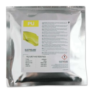 Electrolube Clear Polyurethane Resin Pack 250 g, Liquid Form, Low Viscosity, Operating Temperature -40°C to 120°C UR5634