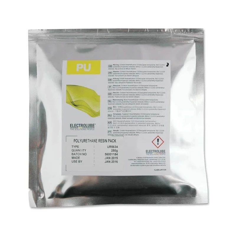 Electrolube Clear Polyurethane Resin Pack 250 g, Liquid Form, Low Viscosity, Operating Temperature -40°C to 120°C UR5634