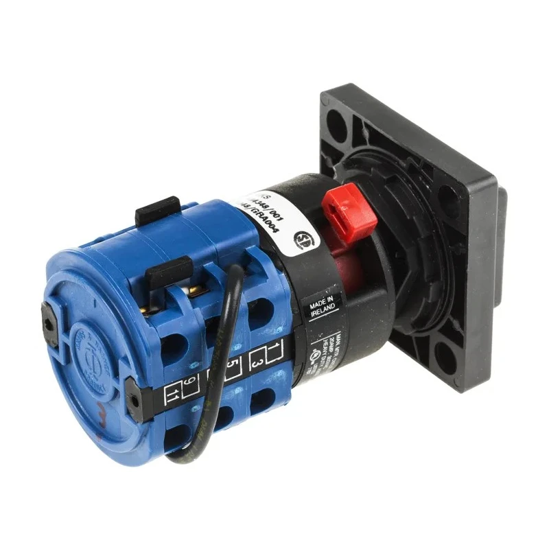 Kraus & Naimer 3-Phase 4 Position 1 Pole Cam Switch with 45° Angle of Throw CA10.A048/GBA004.*FT2