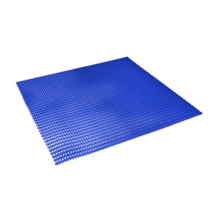 Coba Europe Blue Anti-Slip Polyvinyl Chloride Mat Cross Ribbed Finish Roll 5 m x 600 mm x 12 mm CE020605