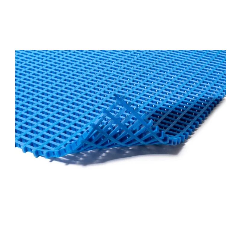 Coba Europe Blue Anti-Slip Polyvinyl Chloride Mat Cross Ribbed Finish Roll 5 m x 600 mm x 12 mm CE020605