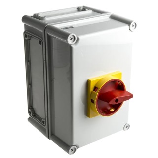 Kraus & Naimer 6-Pole Front Panel Isolator Switch IP65 100A 37kW KG100.T206/GBA004.*ST