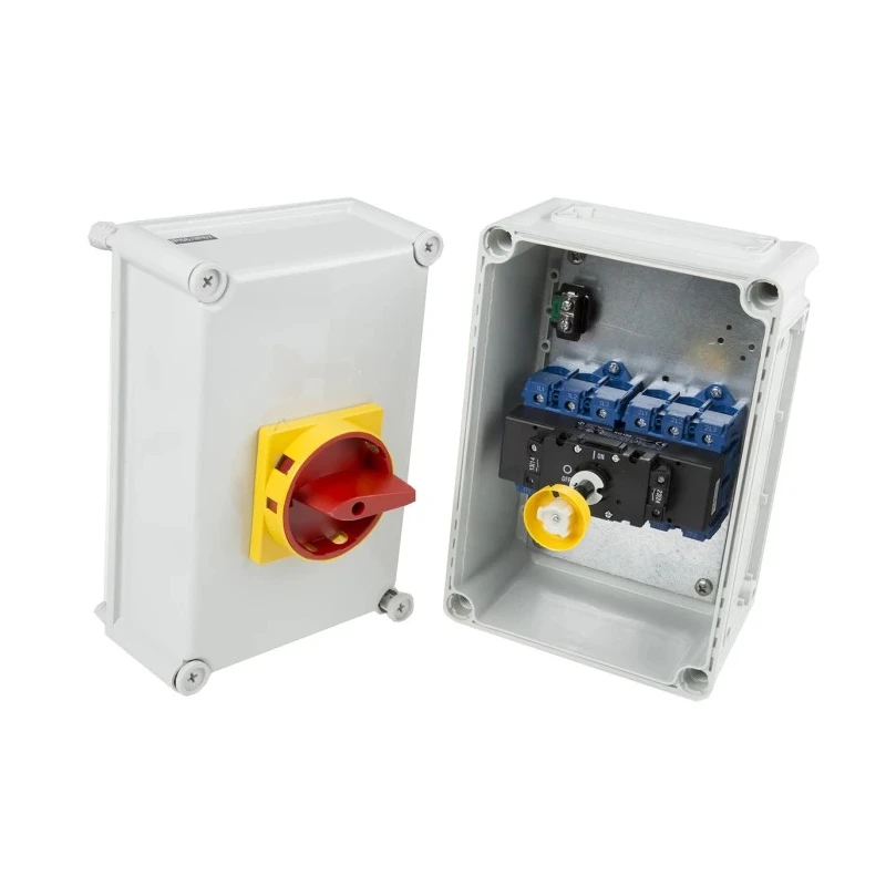 Kraus & Naimer 6-Pole Front Panel Isolator Switch IP65 100A 37kW KG100.T206/GBA004.*ST