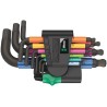 Wera 9 Piece L Metric Hex Key Set Stainless Steel Black Laser Finish Hex Size 1.5 to 10 mm 05133164001