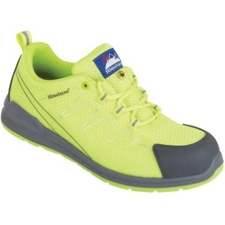 Himalayan Unisex Yellow Non-Metallic Safety Trainer Lace Up EN ISO 20345, SRC Slip Resistant 4332LM065