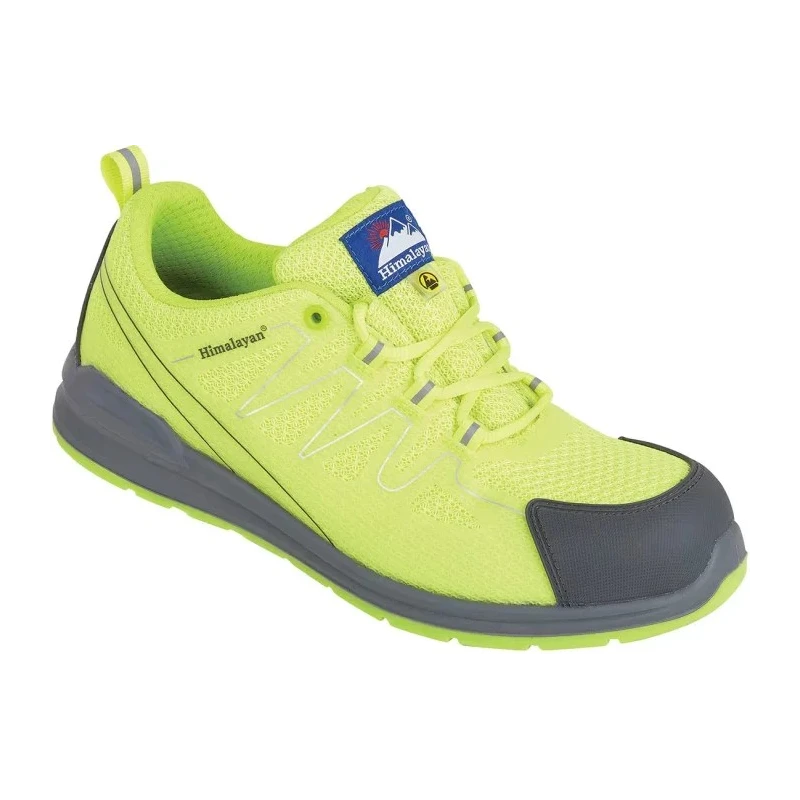 Himalayan Unisex Yellow Non-Metallic Safety Trainer Size UK 10.5 / EU 45 Composite Midsole SRC Slip Resistant EN 4332LM105