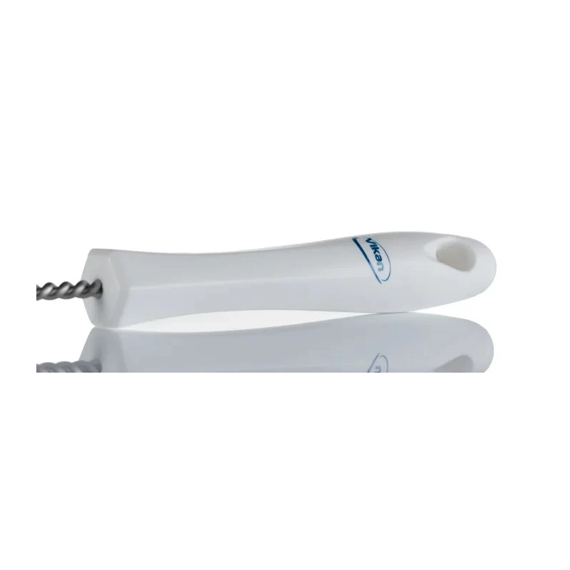 Vikan White Bottle Brush with 20 mm Diameter, 9 mm Bristle Length, 500 mm Overall Length 53765
