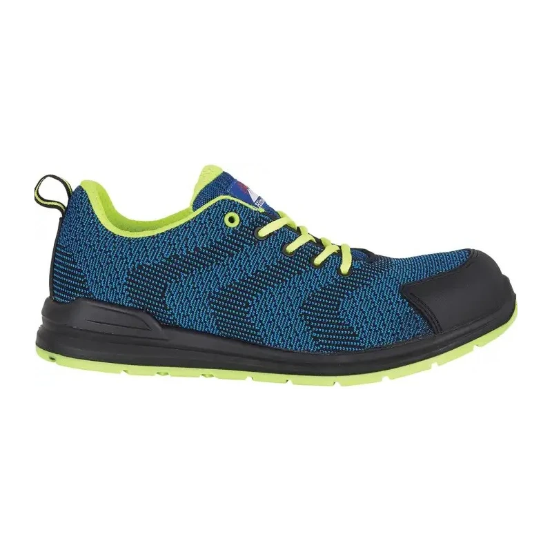 Himalayan Blue Unisex Non-Metallic Safety Trainer Flyknit Mesh Upper Composite Midsole SRC Slip Resistant EN ISO 4340NV060