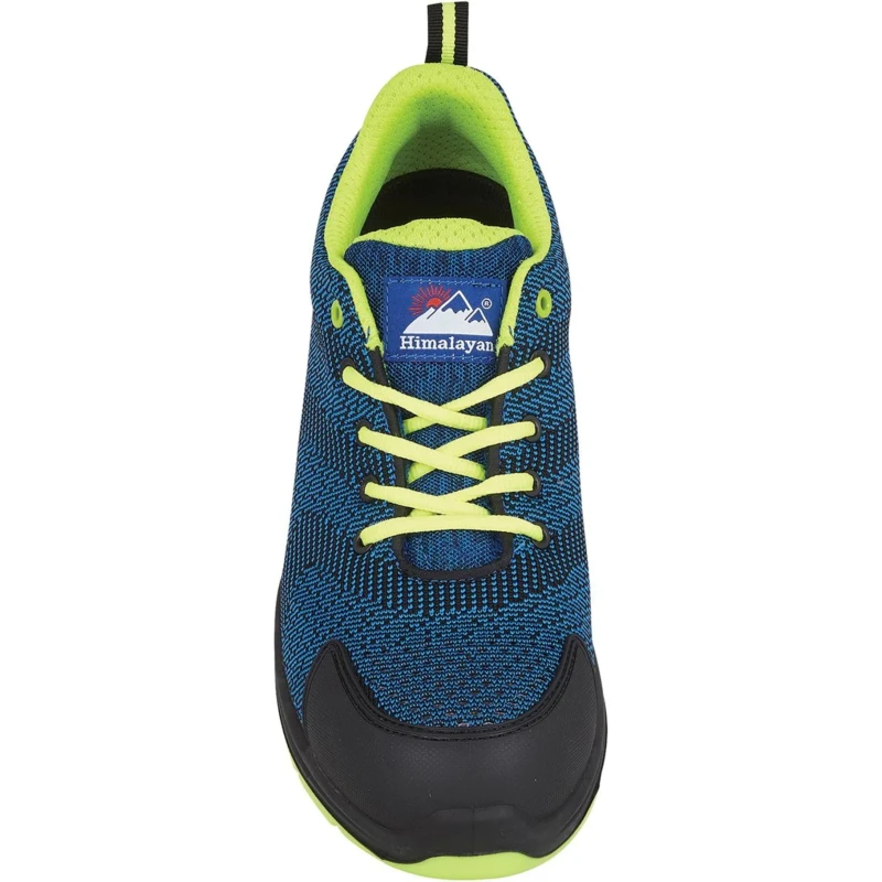 Himalayan Blue Unisex Non-Metallic Safety Trainer Flyknit Mesh Upper Composite Midsole SRC Slip Resistant EN ISO 4340NV060