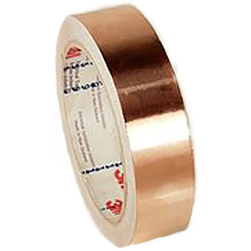3M Conductive Metallic Tape Copper Foil Acrylic Adhesive 38mm x 16.5m 130°C Max T118138