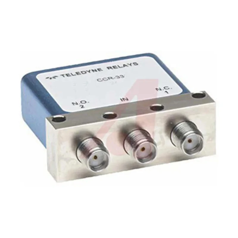 Teledyne RF Switch SMA Female Connector SPDT 18 GHz Max 60 dB Isolation 20 ms Switching Speed 50Ω Output CCR-33S3C
