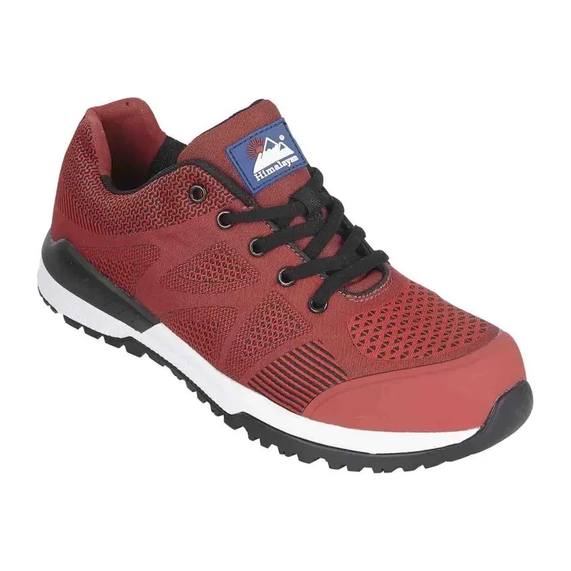 Himalayan Unisex Red Non-Metallic Safety Trainer, Lace Up, UK 8 EU 42 4313RD080