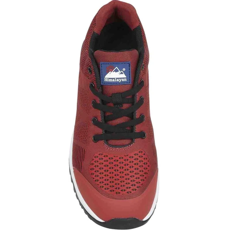 Himalayan Unisex Red Non-Metallic Safety Trainer, Lace Up, UK 8 EU 42 4313RD080