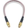 Wurth Elektronik MCX Series RG316 152.4 mm Black Terminated Coaxial Cable 50 Ω RG316
